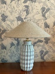 Upsala-Ekeby Large Ceramic Table Lamp. 1950s.