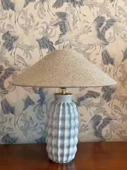 Upsala-Ekeby Large Ceramic Table Lamp. 1950s.