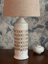 Bitossi for Bergboms Large Stoneware Table Lamp.
