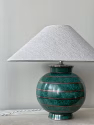 Gustavsberg Table Lamp "Argenta" by Wilhelm Kåge. 1940s.