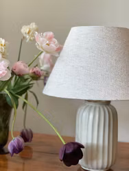 Upsala-Ekeby Art Deco Ceramic Table Lamp. 1940s.