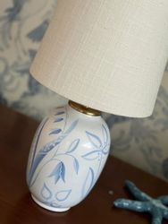 Upsala-Ekeby Vintage Table Lamp "Flora" by Anna-Lisa Thomson. 1940s.