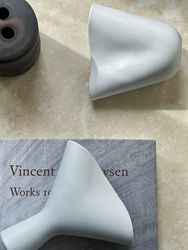 Stig Lindberg 'Veckla' Set of Ceramic Vases by Gustavsberg. 1950s.