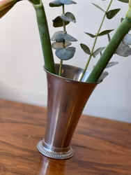 Swedish Art Deco Pewter Vase. 1940s.