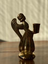 Skultuna Candleholder in the form of an Angel. 1980s.