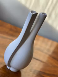 Wilhelm Kåge Stoneware Vase "Surrea" by Gustavsberg. 1940s.