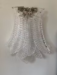 Murano Wall Sconce 'FEATHER'.
