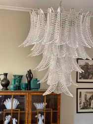 Murano Chandelier 'Feather'.