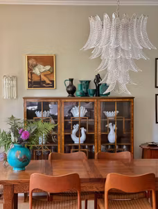 Murano Chandelier 'Feather'.