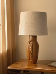 Upsala-Ekeby Art Deco Ceramic Table Lamp. 1940s.