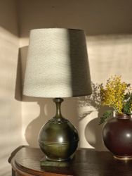 G.A.B Art Deco Table Lamp in Bronze. 1930s.