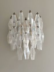 New in! Murano Wall Lamp 'SEDICI' • XL size!!