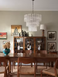 Murano Chandelier •CYLINDER [maxi] • clear glass