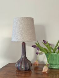 Michael Andersen Stoneware Table Lamp. 1960s.