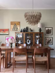 NEW IN! Murano Chandelier 'NETTUNO' sand colored