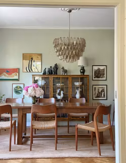 NEW IN! Murano Chandelier 'NETTUNO' sand colored
