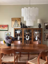 NEW IN! Murano Chandelier • DIAMOND • white marbled glass