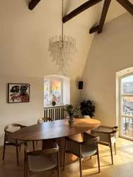 White Murano Chandelier - Mazzega Style - XXL