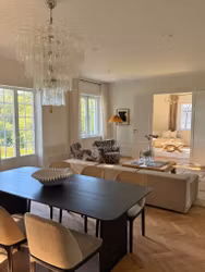 Murano Chandelier • QUADRO • clear glass