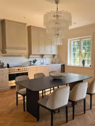 Murano Chandelier • QUADRO • clear glass
