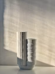 Gunnar Nylund Chamotte Vase white