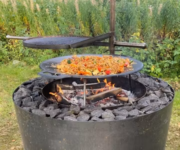 Utegrill Corten