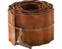 Rabattkant på rulle 5m x 14cm - rost