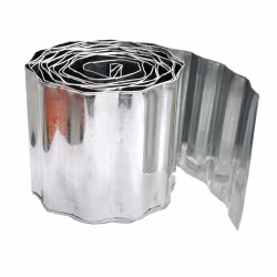 Rabattkant på rulle 5m x 16cm - zink