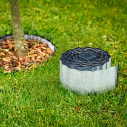 Rabattkant på rulle 5m x 16cm - zink