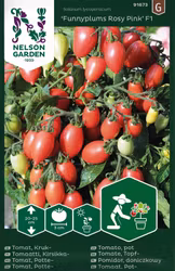 Tomat, Kruk-, Funnyplums Rosy Pink F1