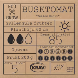 Busktomat - Yellow Donut, EKO