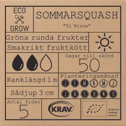 Sommarsquash - Di Nizza, EKO