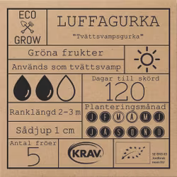 Luffagurka - Tvättsvampsgurka, EKO