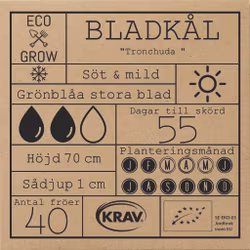 Bladkål - Tronchuda, EKO