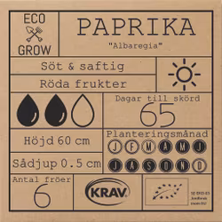 Paprika - Albaregia, EKO