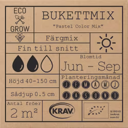 Bukettmix - Pastel Color Mix, EKO