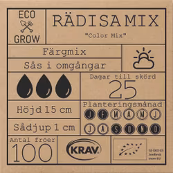 Rädisa Mix - Color Mix, EKO