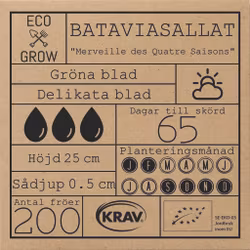 Bataviasallat - Merveille des Quatre Saisons, EKO