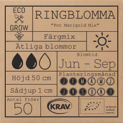 Ringblomma - Pot Marigold Mix, EKO