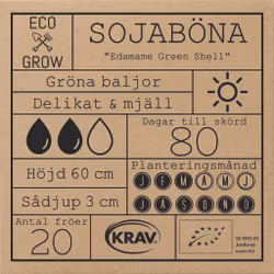 Sojaböna - Edamame Green Shell, EKO