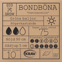 Bondböna - Superaguadulce, EKO