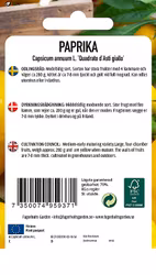 PAPRIKA - QUADRATO D'ASTI GIALLO