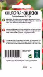 CHILIPEPPAR - BIRDS EYE