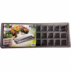 VEFI Minidrivhus grått 60x22