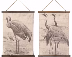 Väggbonad Tyg Trana Mix