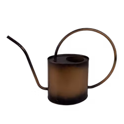 Vattenkanna 2L oval metall koppar/antik
