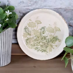 Blommigt fat Vintage