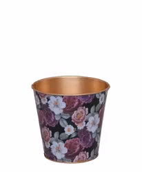 Udendørspotte med rosemotiv