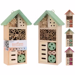 Farverigt insekthotel – 26 cm