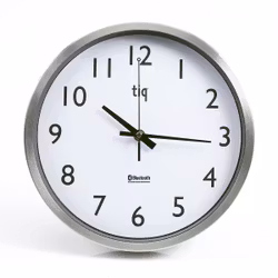 Tiq väggklocka med ram i aluminium, Bluetooth, 30 cm - F6664ABT